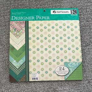 Girl Scouts Designer Paper Pad - never used!